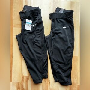 Nike Women’s Black Softball Knickers (buyer gets both pair)